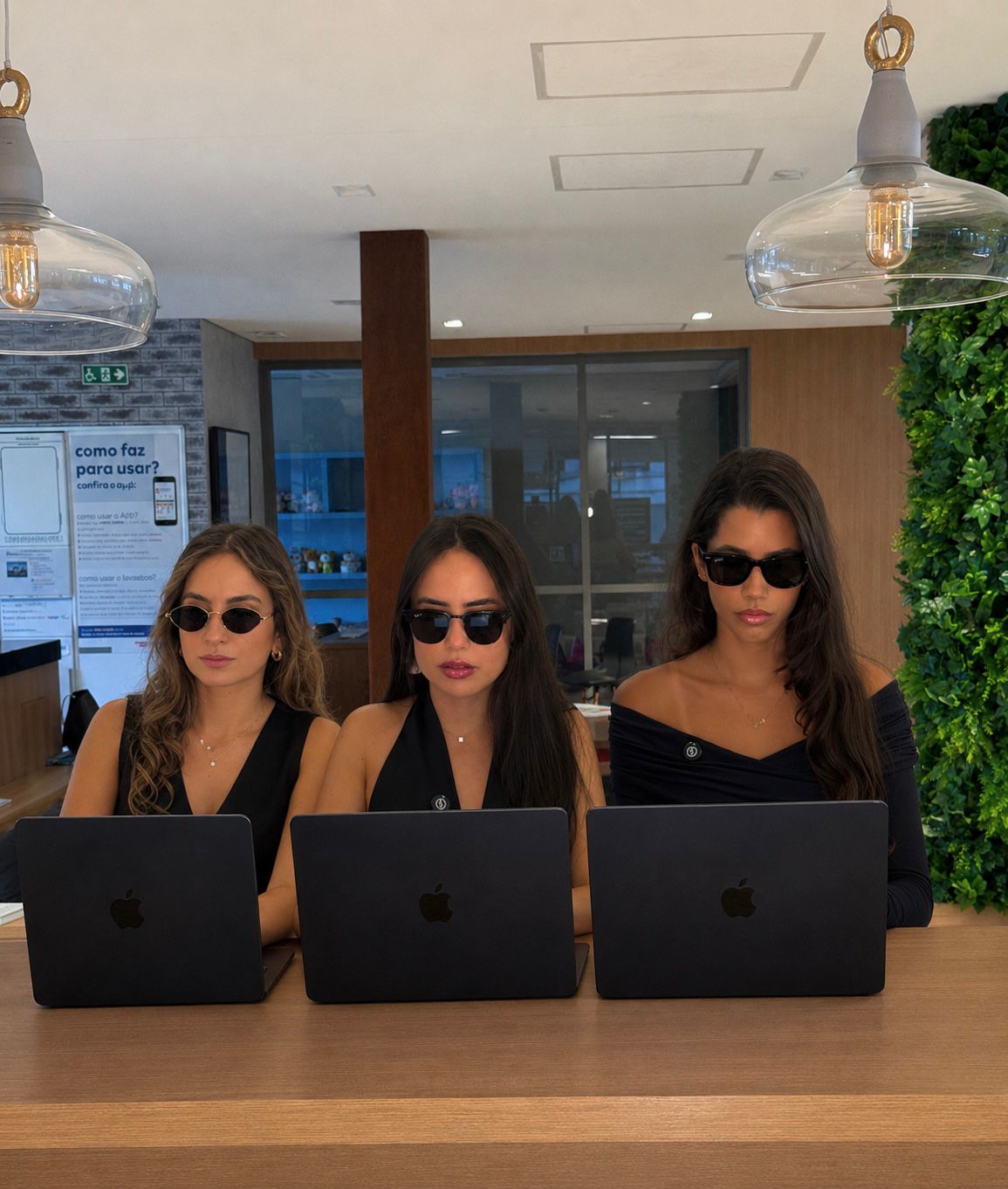 Kelly, Helen e Milena, mentoras da Masterclass Tech UGC